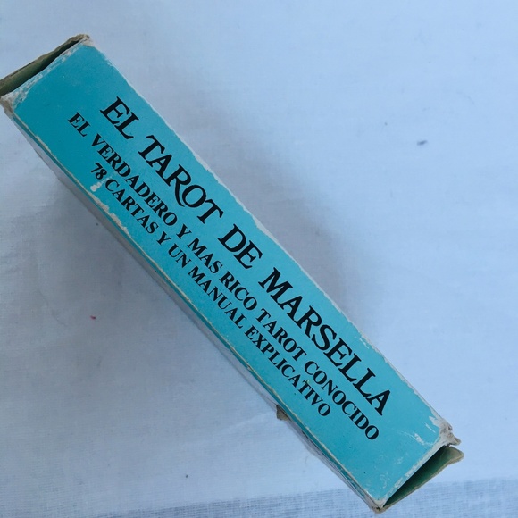 Vintage El Tarot Deck de Marsella 78 Cards Made in Spain 5 1/2" x 3" FRENCH - Picture 4 of 7
